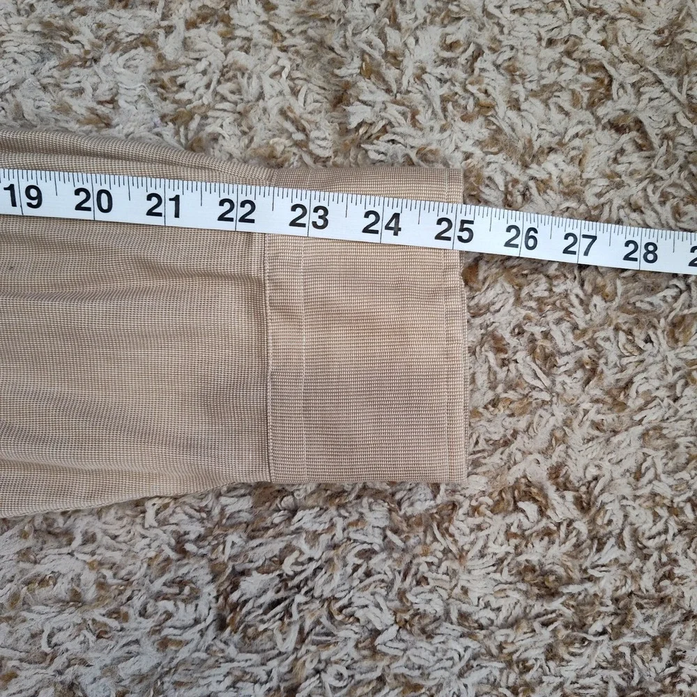 Polo Ralph Lauren Men Size 16.5‎ 34/35 Long Sleeve Button Up Light Brown Shirt